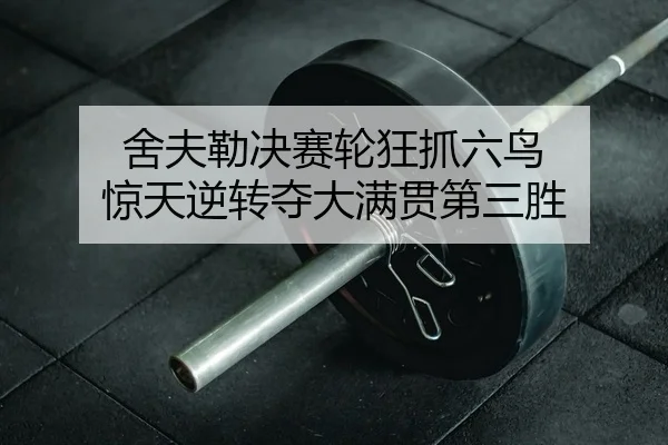 舍夫勒决赛轮狂抓六鸟 惊天逆转夺大满贯第三胜